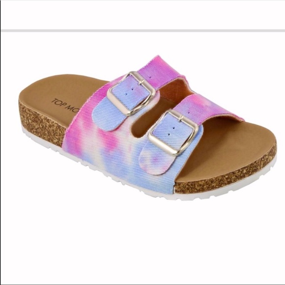TOP Moda Shoes - Tie dye slide on sandals
